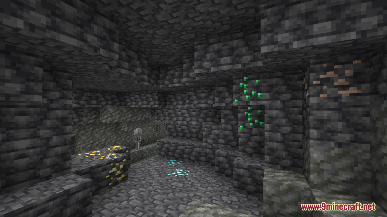 Old Ores Textures Resource Pack (1.20.6, 1.20.1) - Texture Pack 10