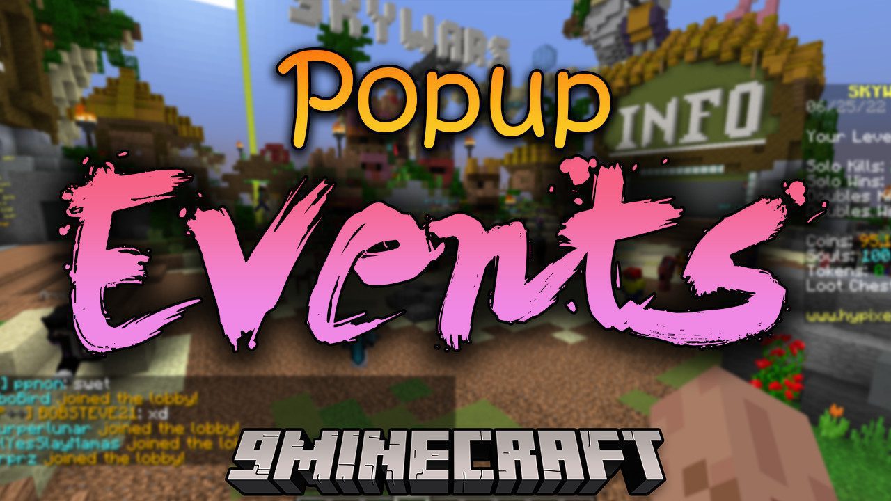 Popup Events Mod (1.8.9) - Participating in Hypixel Events 1