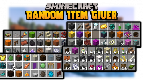 Random Item Giver Data Pack (1.19.3, 1.18.2) – Random Item Every 15 Seconds Thumbnail