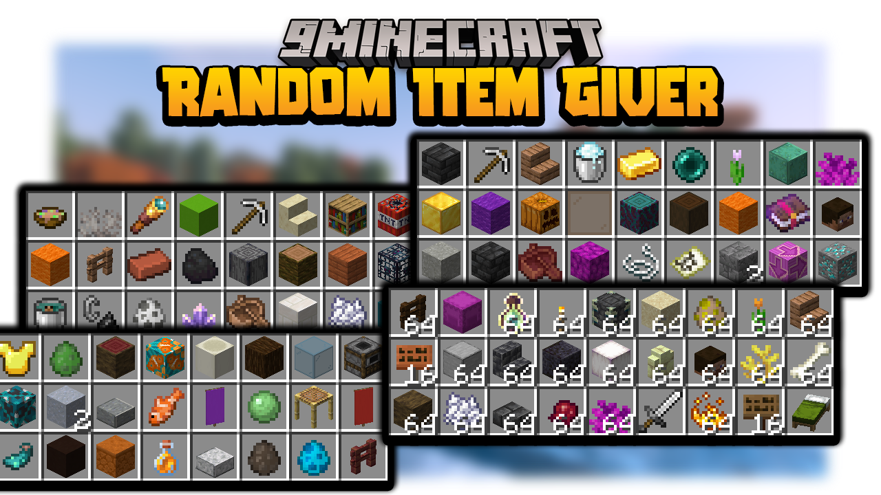 Random Item Giver Data Pack (1.21, 1.20.1) - Random Item Every 15 Seconds 1