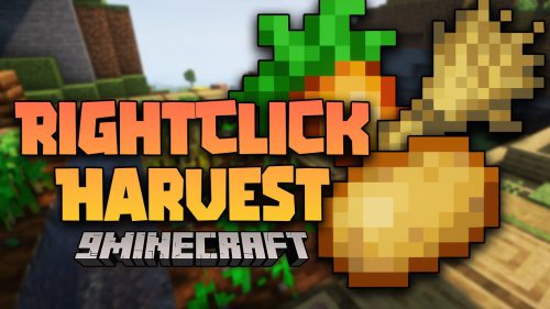 Right-Click Harvest Mod (1.21, 1.20.1) – Harvesting Automatically Thumbnail