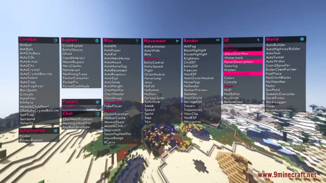 Salhack Client Mod (1.12.2) - PvP Utility for Anarchy Servers 4