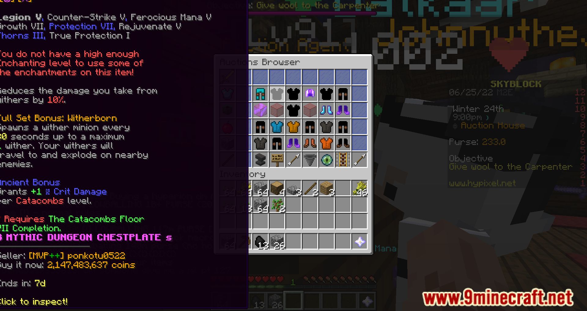 Scrollable Tooltips Mod (1.12.2, 1.8.9) - Comprehensive Items' Descriptions 9