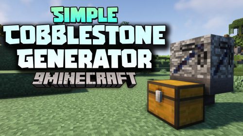 Simple Cobblestone Generator Mod (1.20.4, 1.19.4) – A New Feature Added To The Game Thumbnail