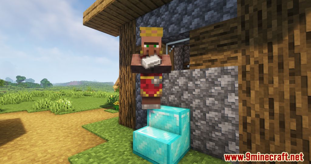 The King Of The Villagers Mod (1.18.2, 1.16.5) - A King Of The Villagers Is Born 7