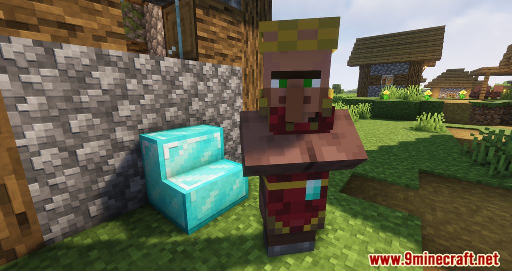 The King Of The Villagers Mod (1.18.2, 1.16.5) - A King Of The Villagers Is Born 13