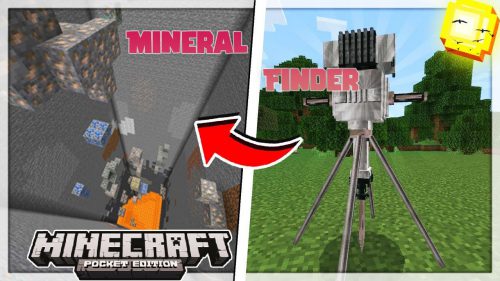 Mineral Finder Addon (1.20, 1.19) – MCPE/Bedrock Mod Thumbnail