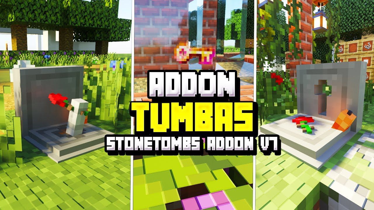 StoneTombs Addon (1.20, 1.19) - Compatible with Any Addons 1