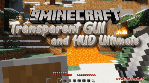 Transparent GUI and HUD Ultimate Resource Pack (1.20.2, 1.19.4) – Texture Pack Thumbnail