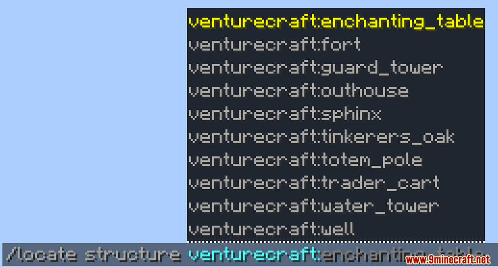 Venturecraft Data Pack (1.19.3, 1.19.2) - Structures Expansion 14