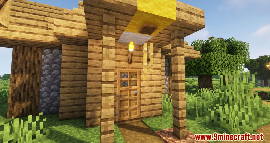 Windchimes Mod (1.20.1, 1.19.4) - Wind Chimes Swinging In Front Of The House 5