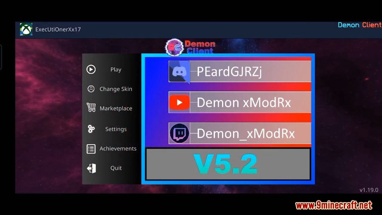 Demon Client (1.19, 1.18) - Advanced X-Ray, Invisilbe Player Viewer, FPS Boost 2