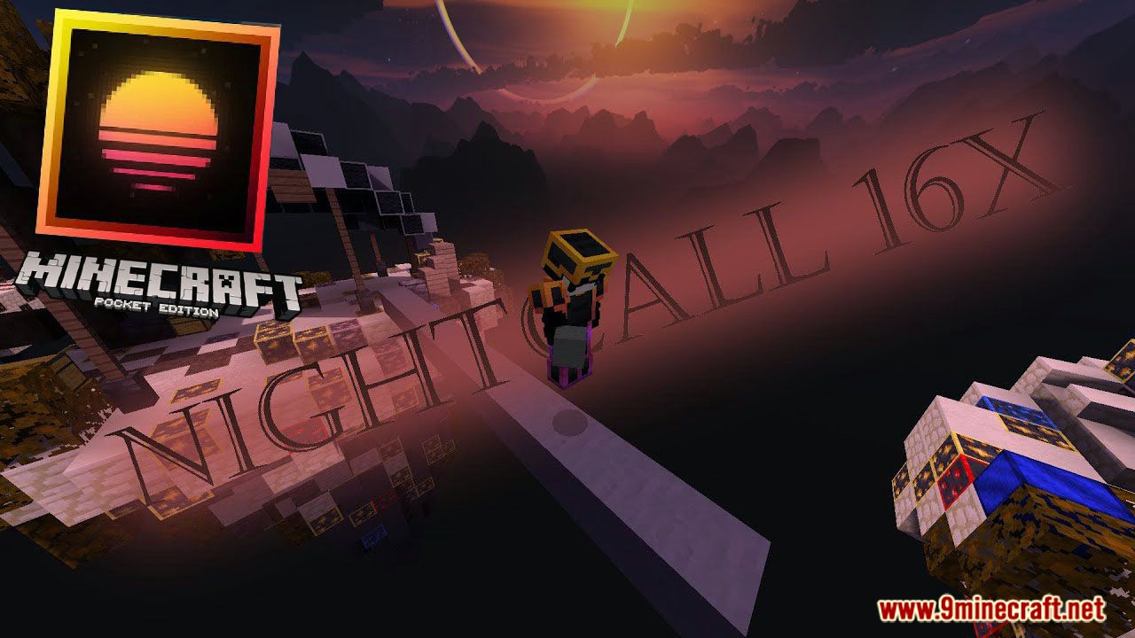 Nightcall Texture Pack (1.19, 1.18) - Insane PvP Pack for MCPE/Bedrock Edition 1