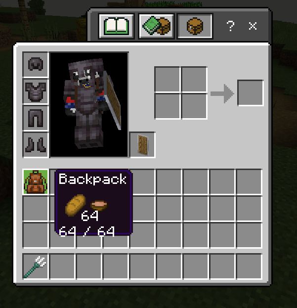 Multi Backpack Addon (1.20, 1.19) - MCPE/Bedrock Mod 11