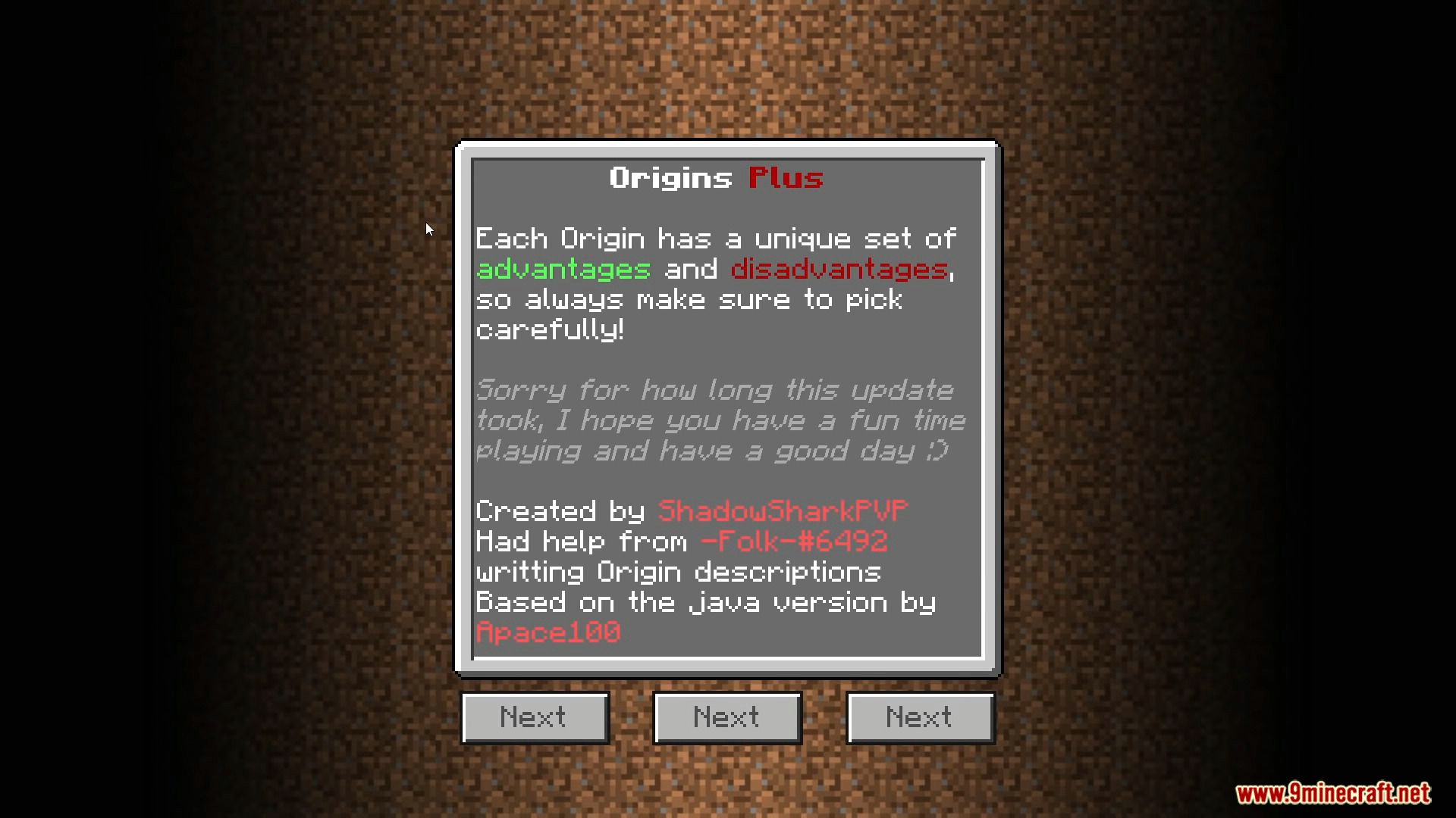 Origins+ Addon (1.19, 1.18) - Custom Abilites, Classes, and More 2