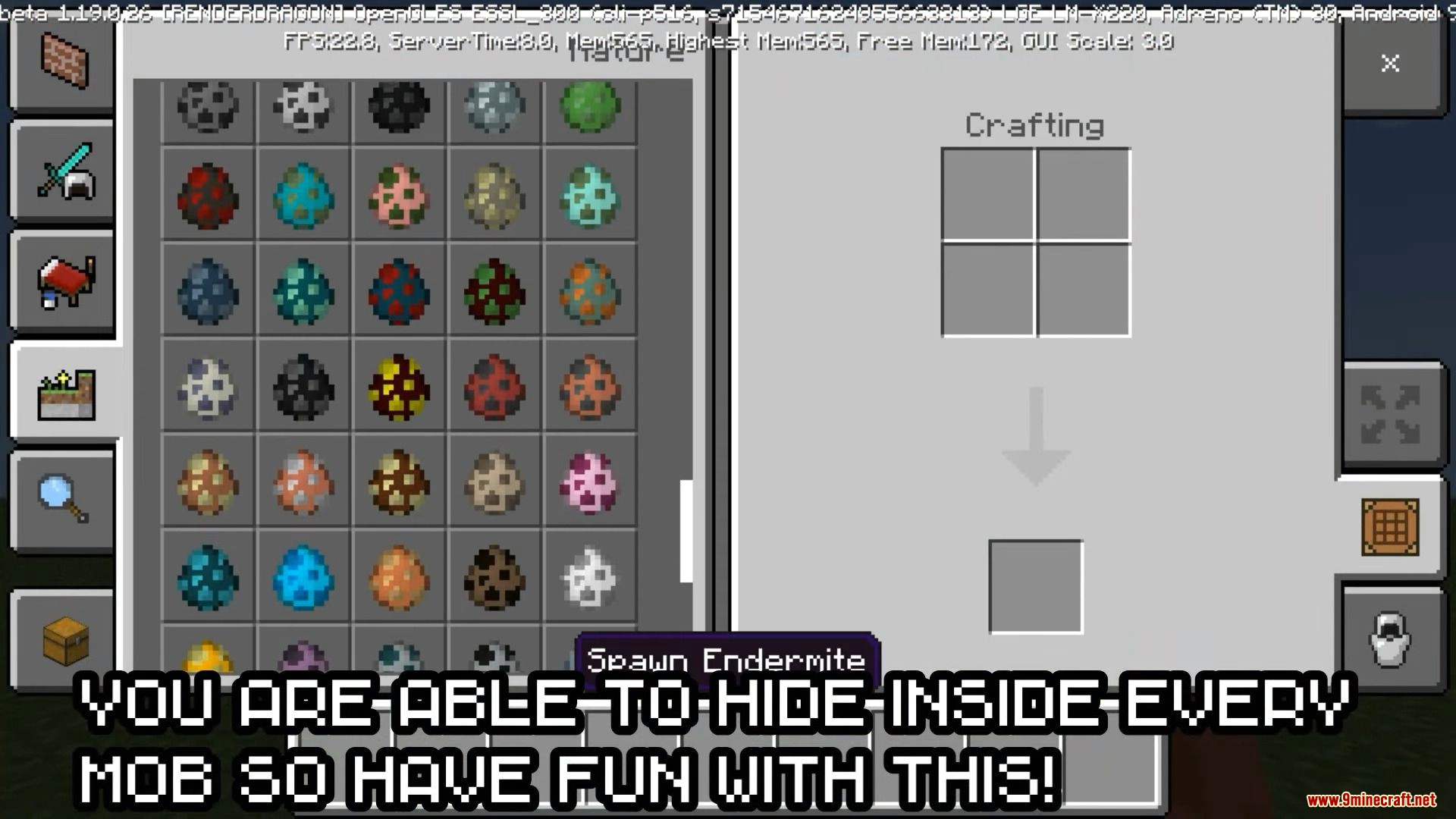 Mob Hider Addon (1.19) - Hide Inside Every Mob 16