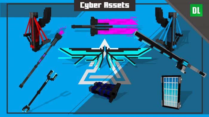 Cyber Craft Texture Pack (1.20, 1.19) - 3D Pack for MCPE/Bedrock Edition 5