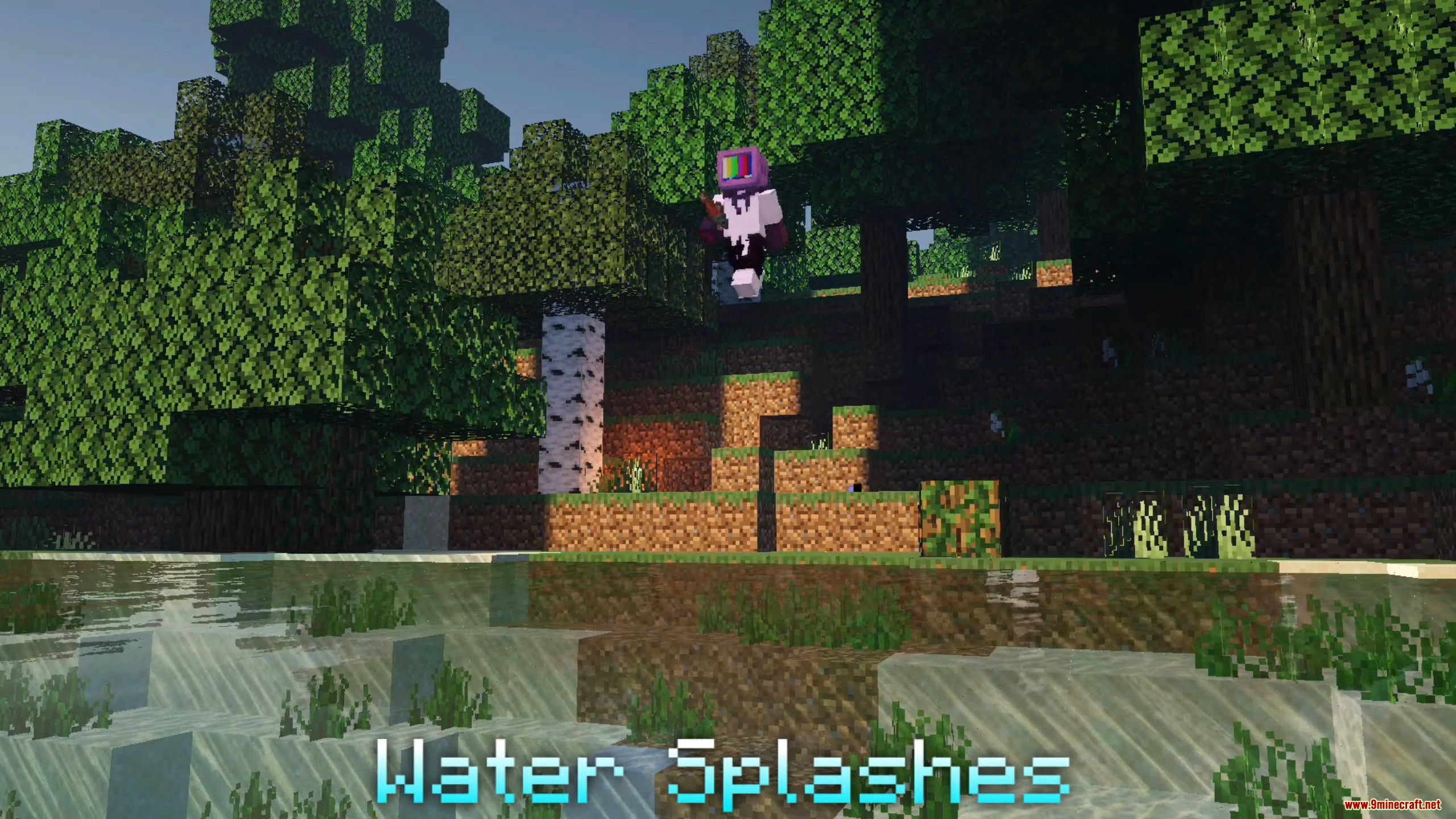 Water Splash Addon (1.19, 1.18) for Minecraft PE/Bedrock 2