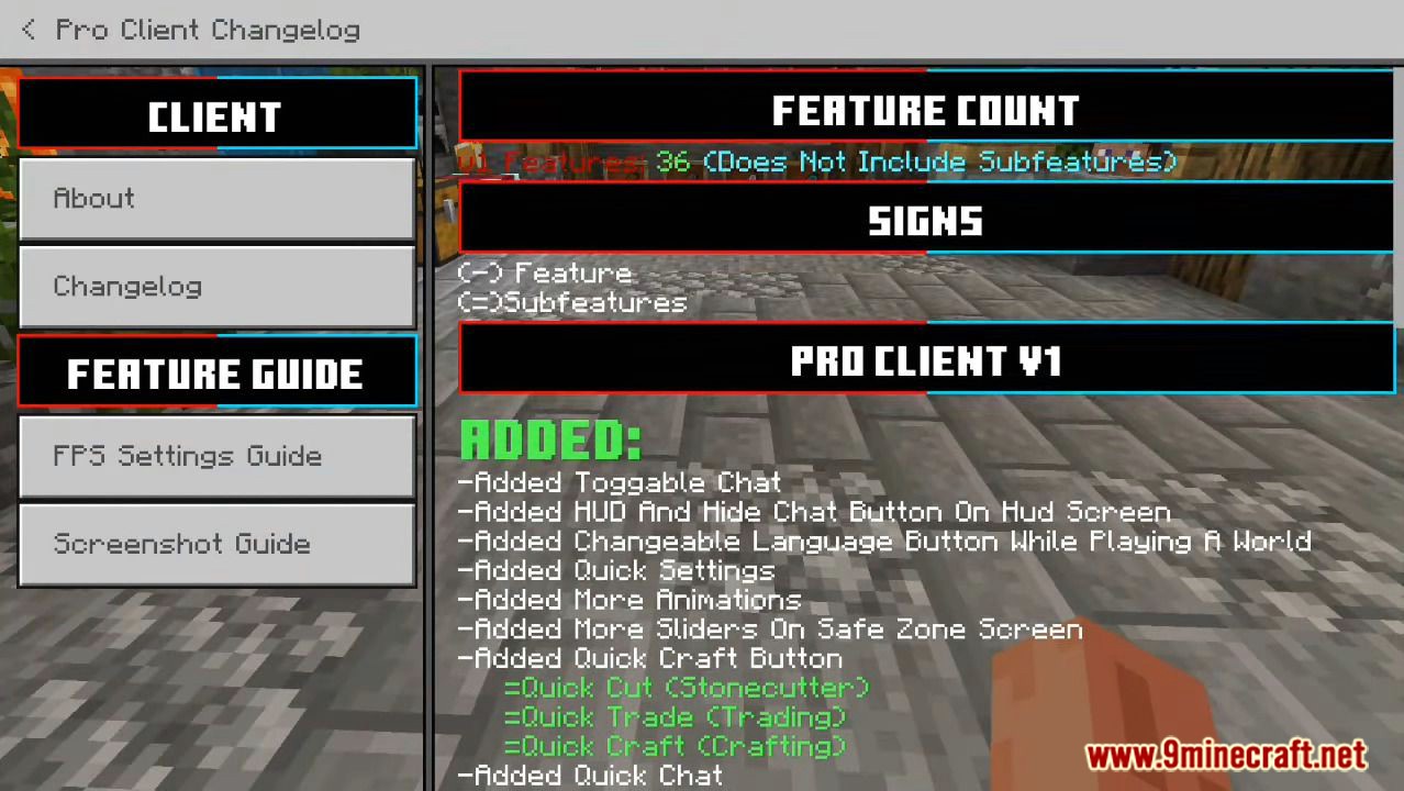 Pro Client (1.19) - Quick Craft, FPS Boost, F1 & F8 Button 5