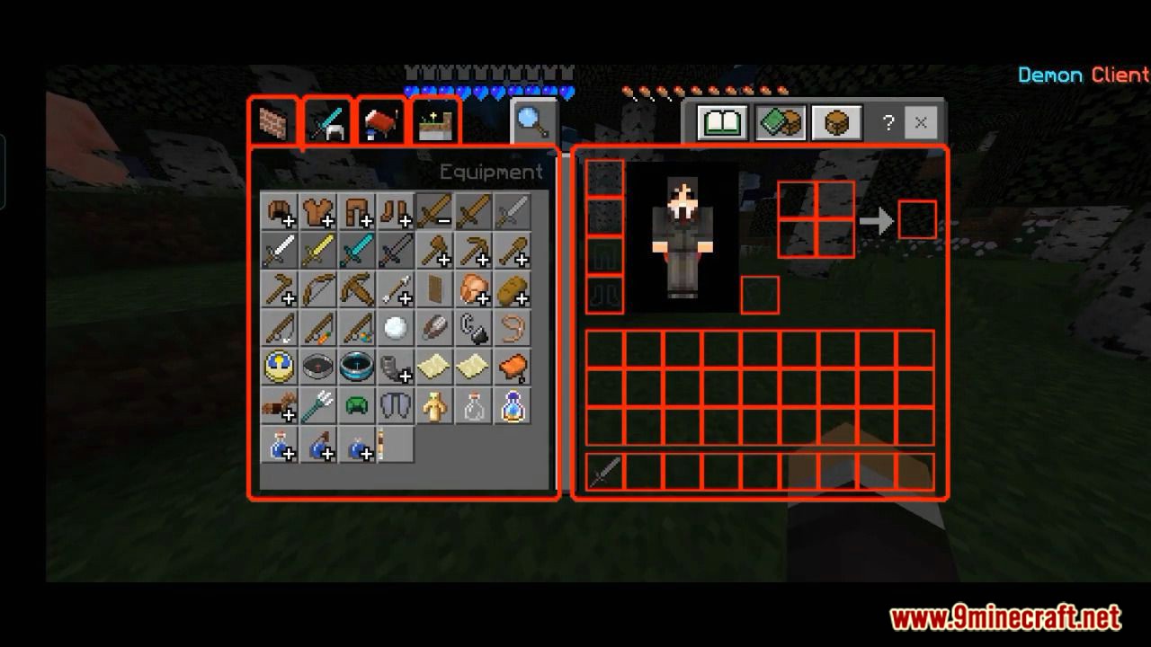 Demon Client (1.19, 1.18) - Advanced X-Ray, Invisilbe Player Viewer, FPS Boost 8