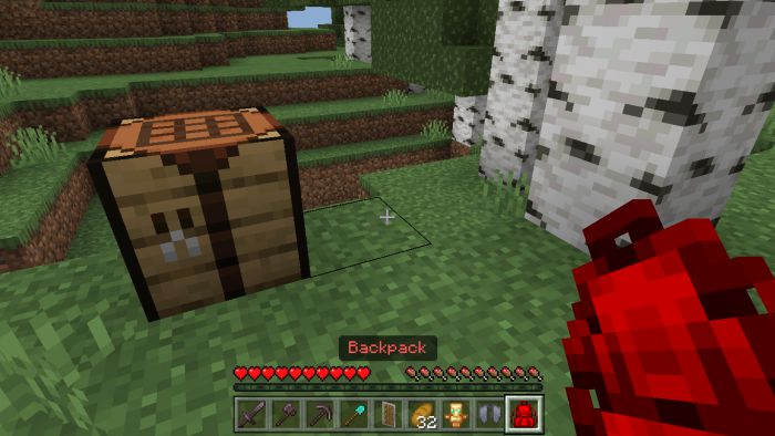 Multi Backpack Addon (1.20, 1.19) - MCPE/Bedrock Mod 6