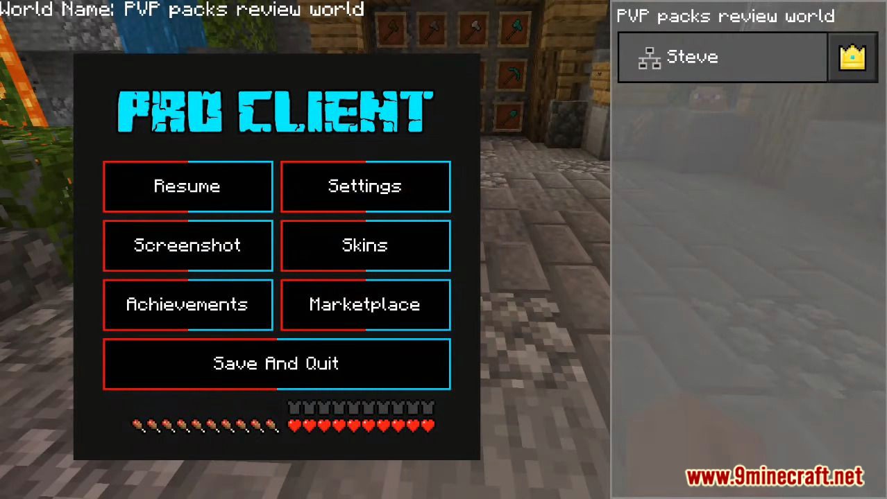 Pro Client (1.19) - Quick Craft, FPS Boost, F1 & F8 Button 7