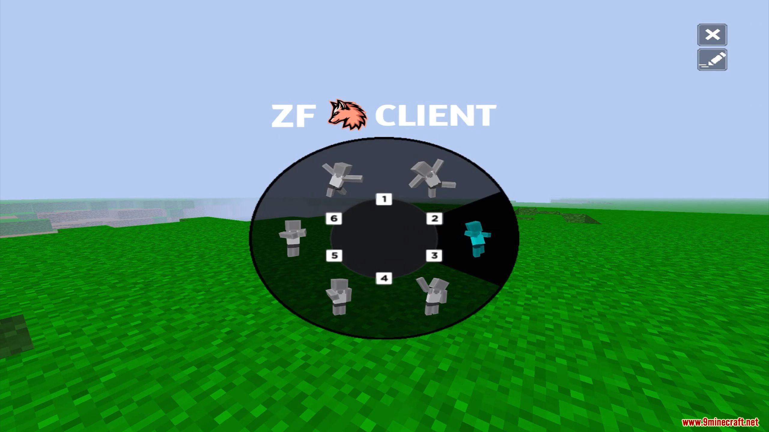 ZF Client (1.19, 1.18) - Freelook, Direction HUD, Cosmetics, FPS Boost 9