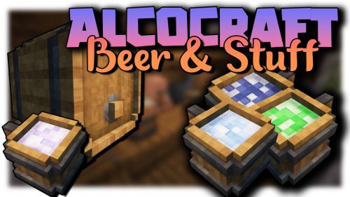 Alcocraft: Beer & Stuff Mod (1.19, 1.18.2) – Beverage for a Hot Day Thumbnail