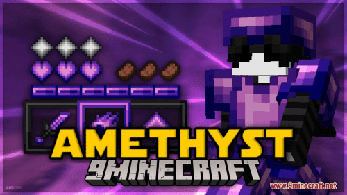 Amethyst Resource Pack (1.20.6, 1.20.1) – PvP Texture Pack Thumbnail