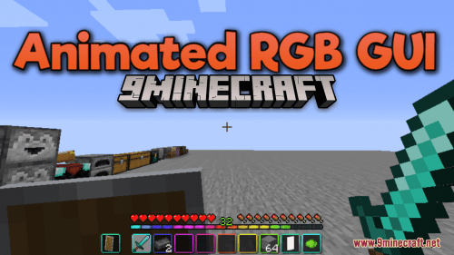 Animated RGB GUI Resource Pack (1.20.4, 1.19.4) – Texture Pack Thumbnail