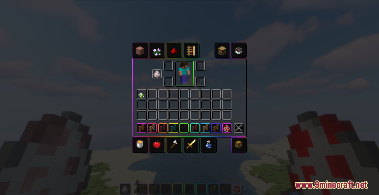 Animated RGB GUI Resource Pack (1.20.6, 1.20.1) - Texture Pack 11