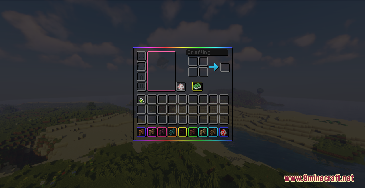 Animated RGB GUI Resource Pack (1.20.6, 1.20.1) - Texture Pack 6