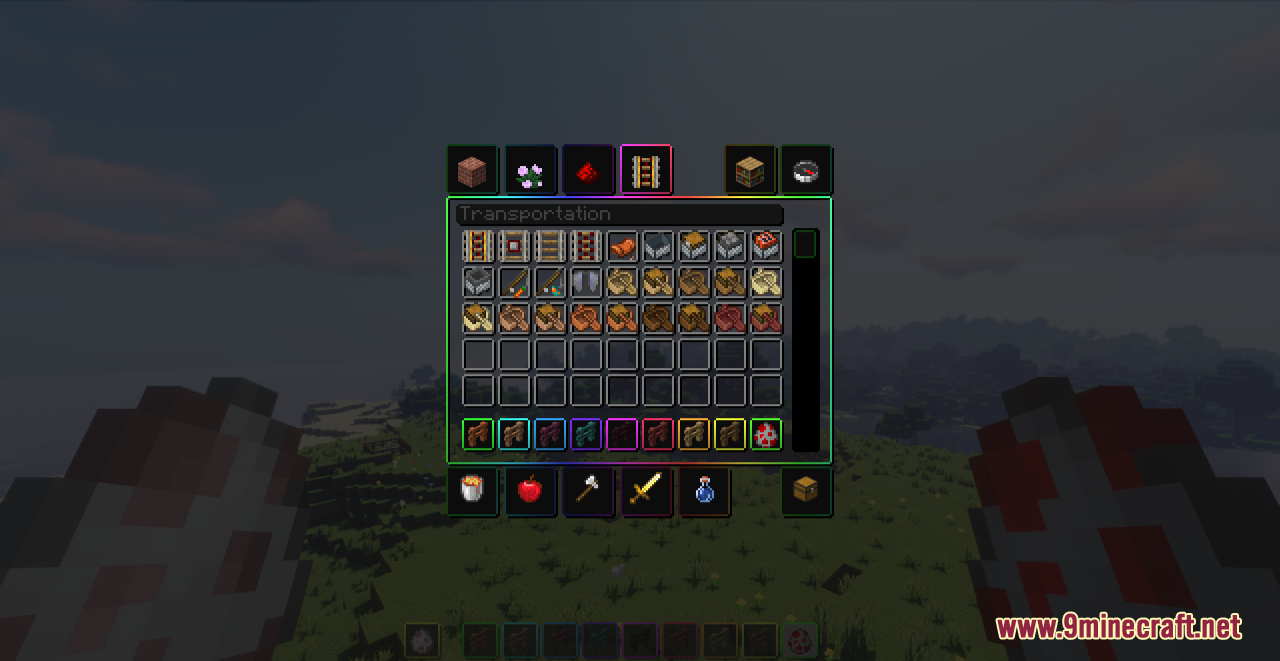 Animated RGB GUI Resource Pack (1.20.6, 1.20.1) - Texture Pack 10