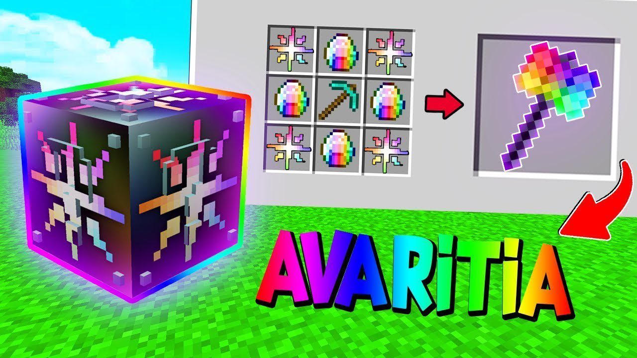 Avaritia Lucky Block Mod (1.18.2, 1.12.2) - Worst & Best Block Ever 1