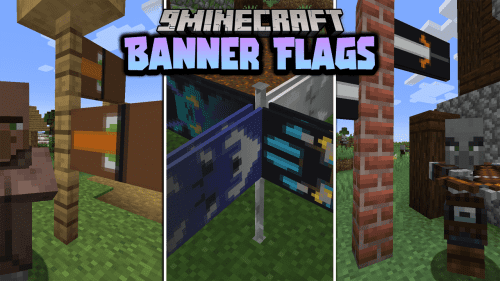 Banner Flags Data Pack (1.21.1, 1.20.1) – Horizontal Banners Thumbnail