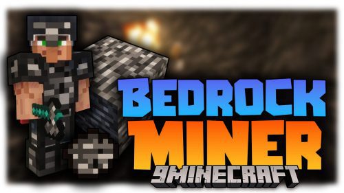 Bedrock Miner Mod (1.21, 1.20.1) – Ultimate Tools Thumbnail