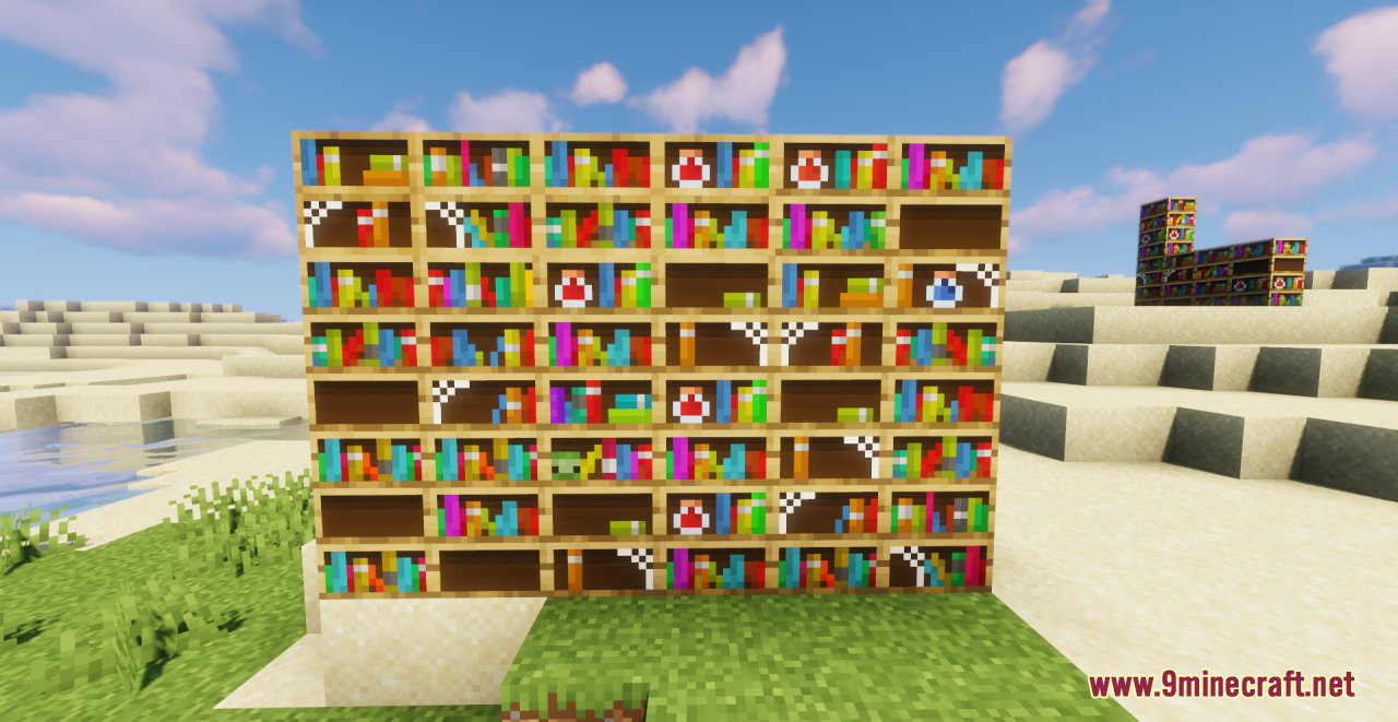 Better Bookshelves Resource Pack (1.21, 1.20.1) - Texture Pack 11