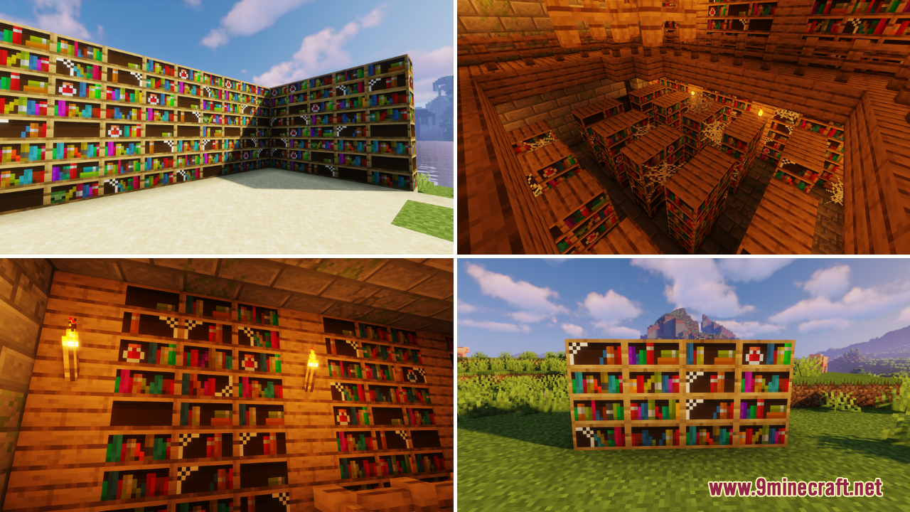 Better Bookshelves Resource Pack (1.21, 1.20.1) - Texture Pack 12