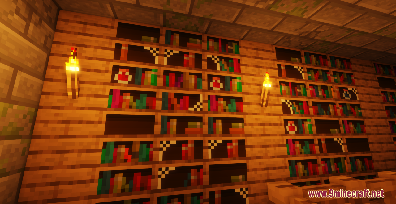 Better Bookshelves Resource Pack (1.21, 1.20.1) - Texture Pack 5