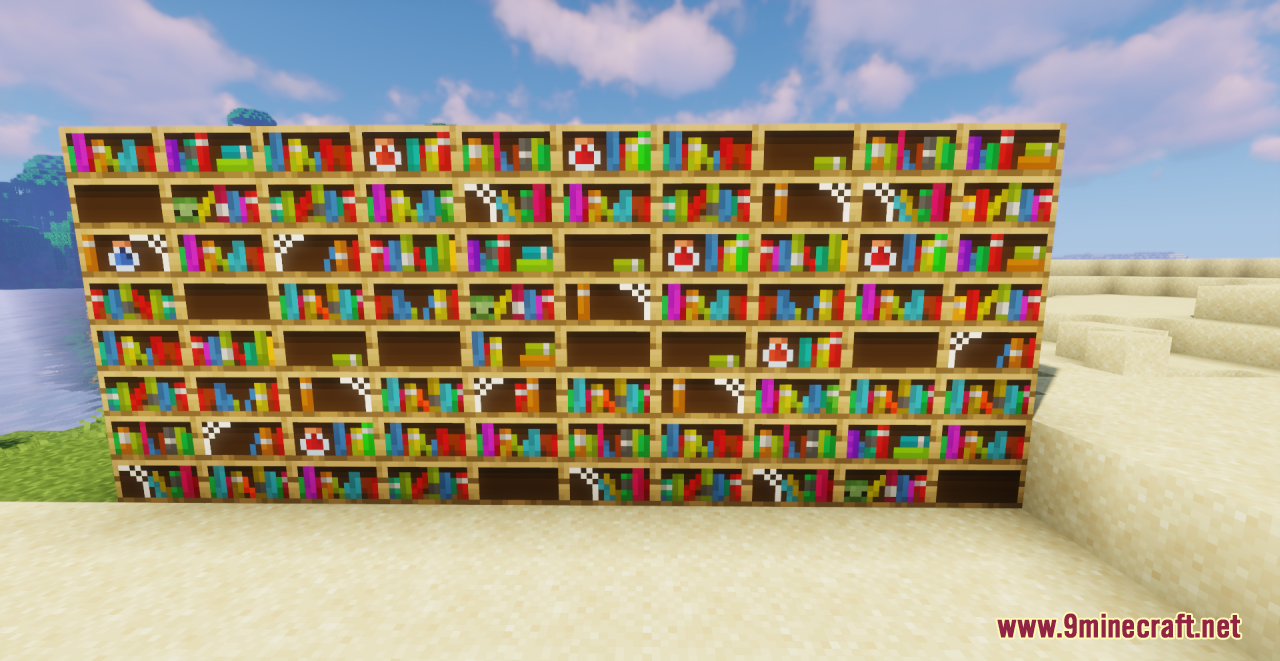 Better Bookshelves Resource Pack (1.21, 1.20.1) - Texture Pack 8