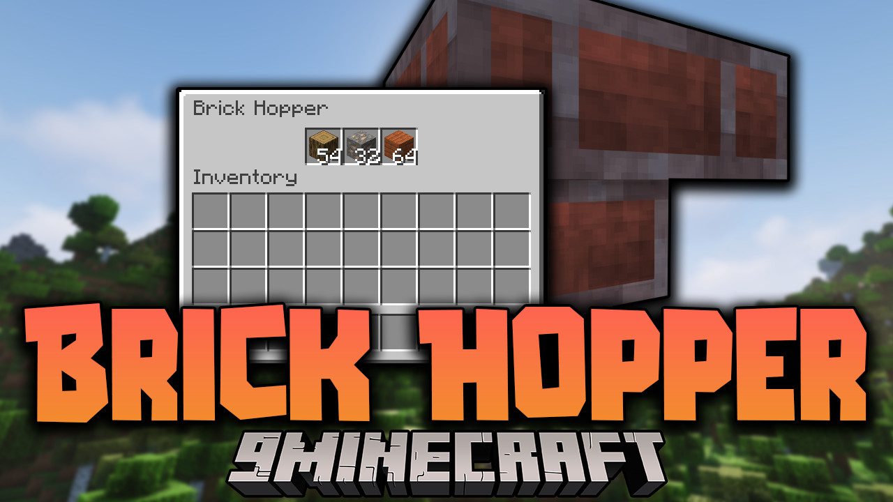 Brick Hopper Mod (1.21.1, 1.20.1) - Rudimentary Hopper 1