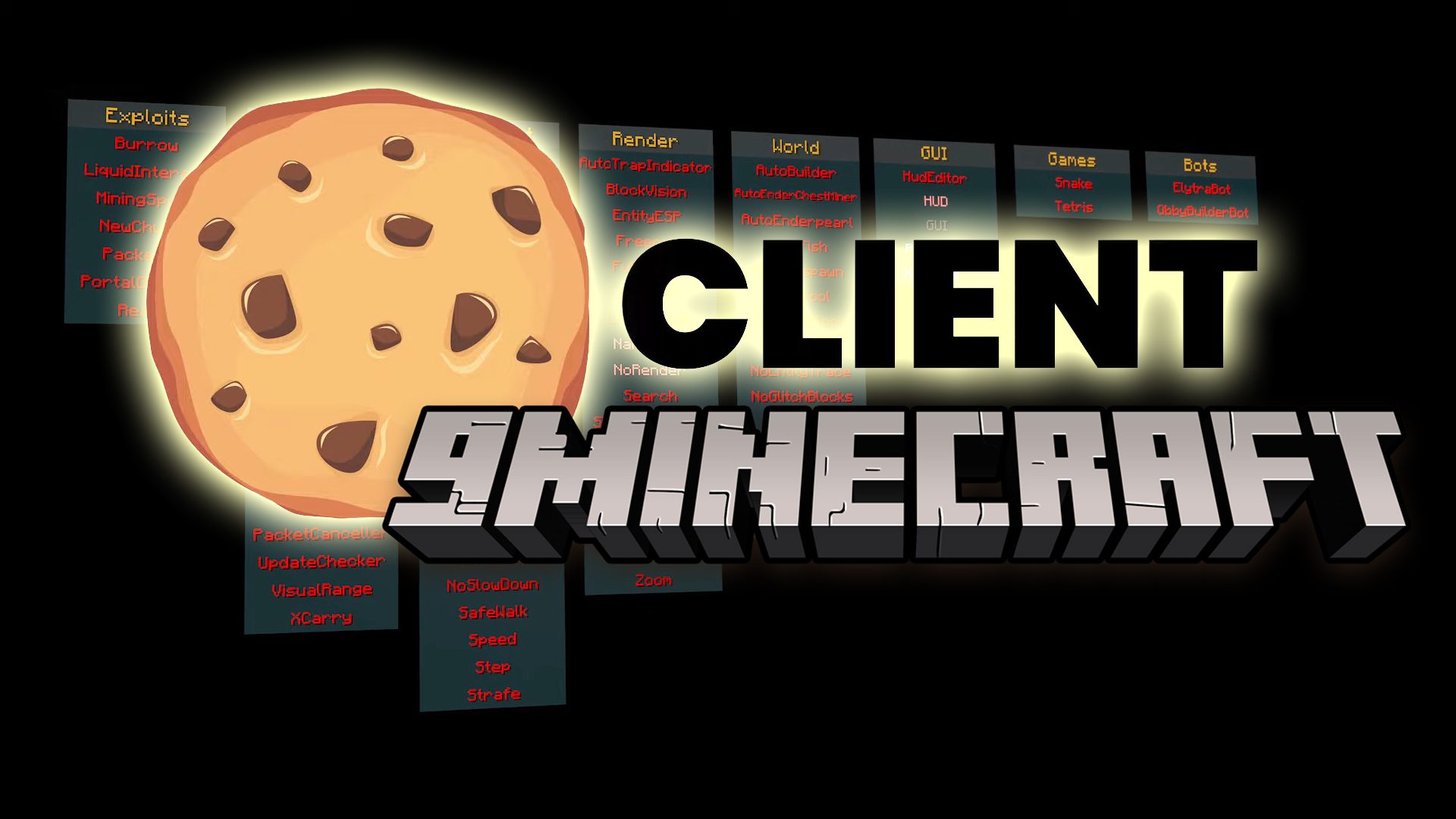 Cookie Client Mod (1.12.2) - Utility for Anarchy Servers 1