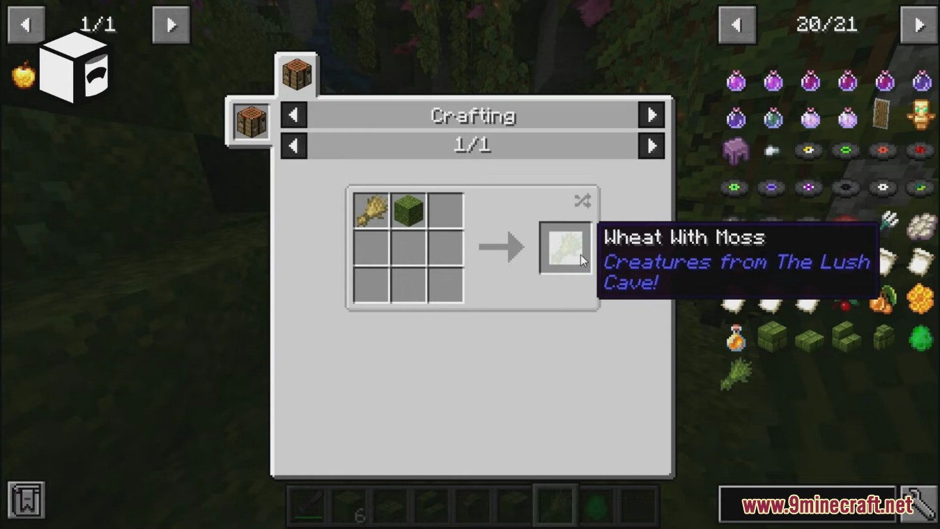 Creatures From The Lush Caves Mod (1.18.2) - All The Creatures Mod 14