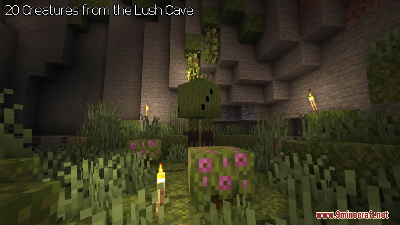 Creatures From The Lush Caves Mod (1.18.2) - All The Creatures Mod 2