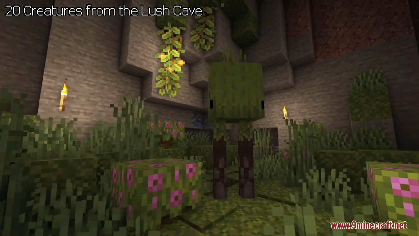 Creatures From The Lush Caves Mod (1.18.2) - All The Creatures Mod 3