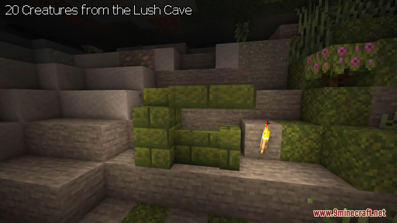 Creatures From The Lush Caves Mod (1.18.2) - All The Creatures Mod 5