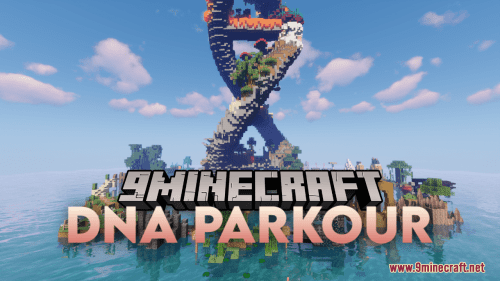 DNA Parkour Map (1.21.1, 1.20.1) – Can You Reach The Top Of The DNA Thumbnail