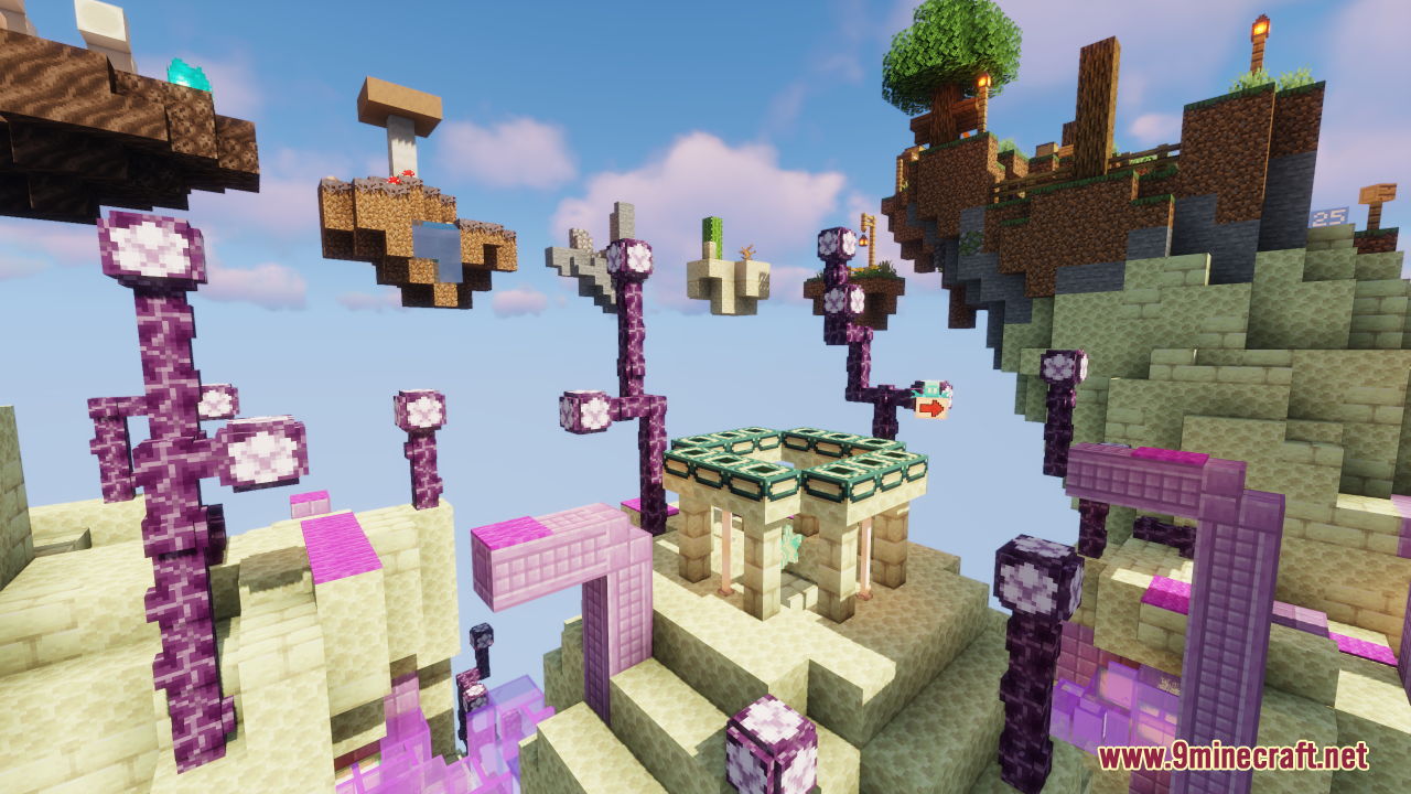 DNA Parkour Map (1.21.1, 1.20.1) - Can You Reach The Top Of The DNA 11