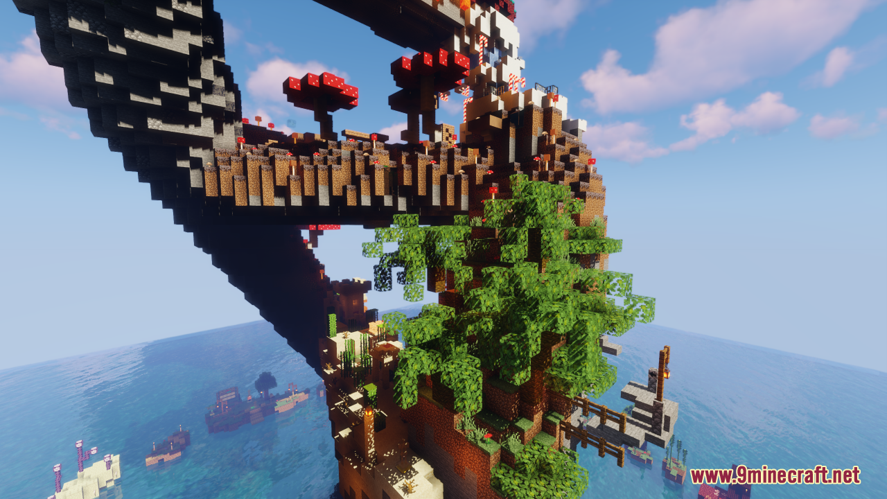 DNA Parkour Map (1.21.1, 1.20.1) - Can You Reach The Top Of The DNA 5