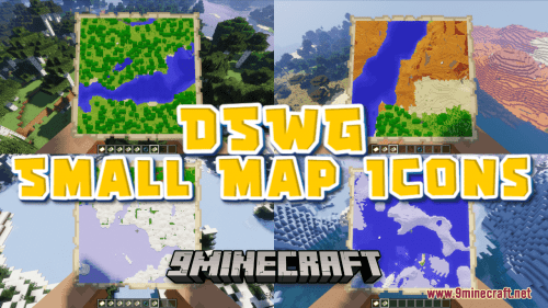 DSWG Small Map Icons Resource Pack (1.20.6, 1.20.1) – Texture Pack Thumbnail